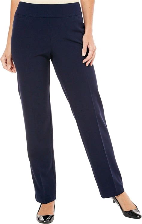 navy blue pull on pants.